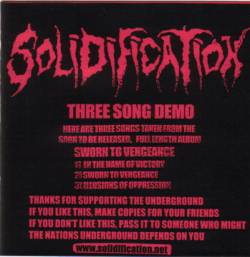 Solidification : Three Song Demo